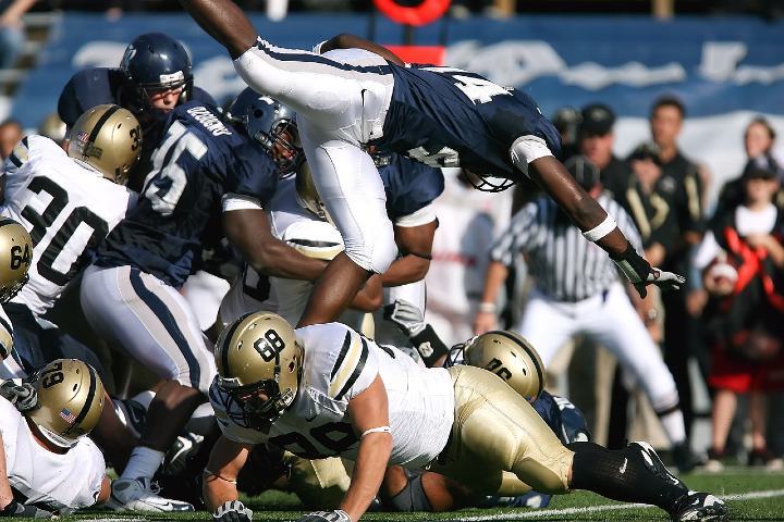 fumble pile during a football game